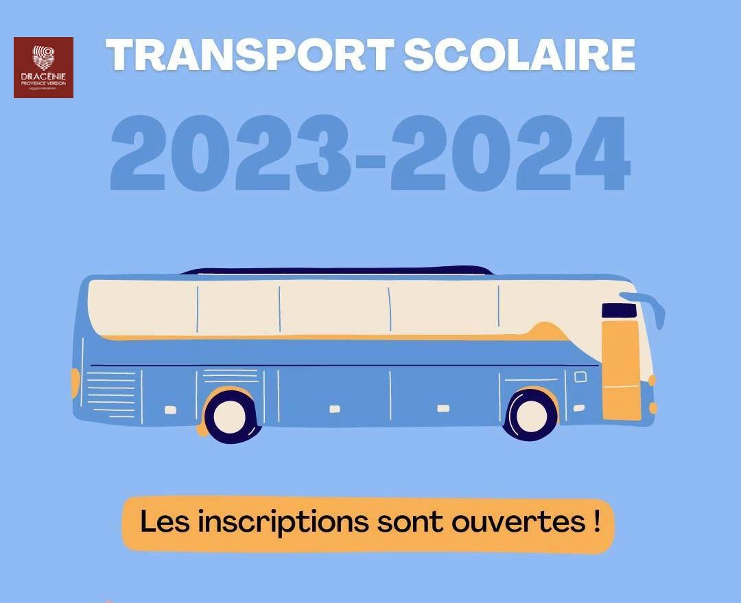 Inscriptions transports scolaires 2023/2024