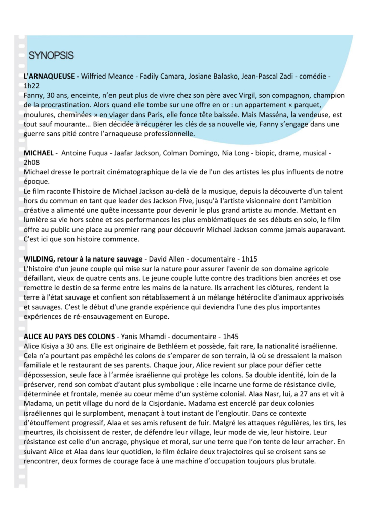 Synopsis du 13 au 19 mai 2026